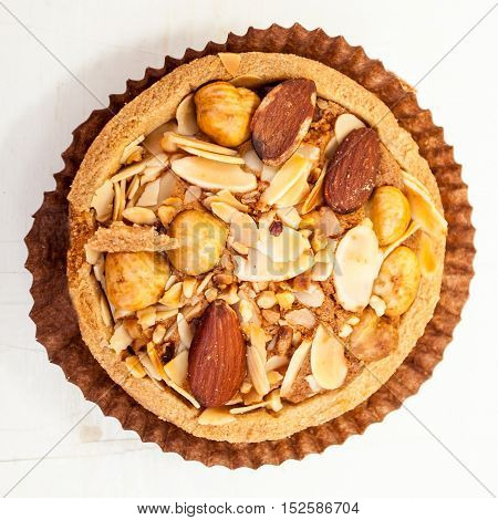 Typical Italian Pastry Isolated On White Background.