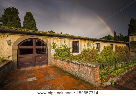 Italy, Tuscany, Pisa, Castello Ginori Di Querceto