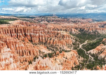 natural landmark Bryce Canyon National Park in Utah USA