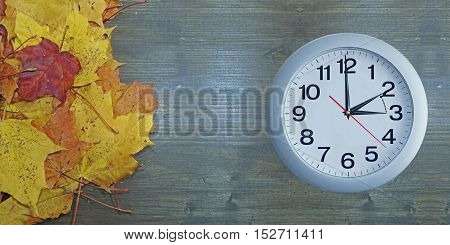 Isolated Electronic Wall Clock.