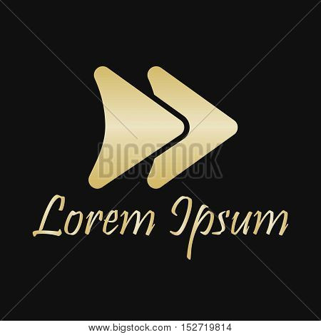 Freight Forwarder Logo Template. Elegance. Simple. Isolated.