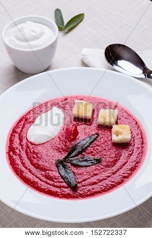 Beetroot Cream Soup