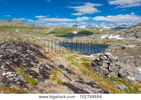 The Sognefjellsvegen Is The Highest Mountain Pass Road In Northern Europe