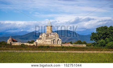 Panorama View Of Alaverdi Monastery - Georgian Eastern Orthodox Monastery In Kakhetia Region In East