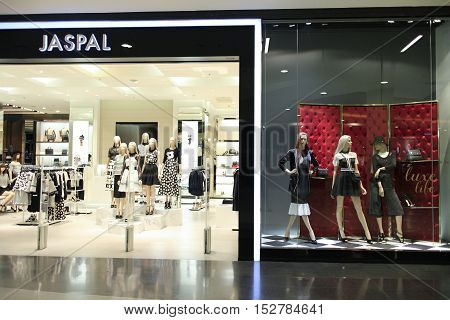 CHIANGMAI THAILAND -OCTOBER 21 2016: Jaspal store Inside of Central Festival Chiangmai. New Business Plaza of Chiangmai. About 3 Km. from Chiangmai City Thailand