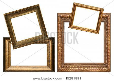 Collection of antique frames, add your own text.