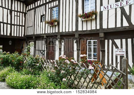 Neufchatel en Bray France - june 23 2016 : the Mathon Durand museum