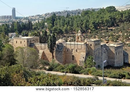 Monastery of the Cross in the Valley of the Cross in Jerusalem