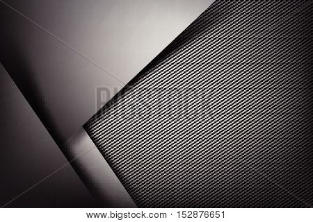 Abstract background dark and black carbon fiber vector illustration eps10