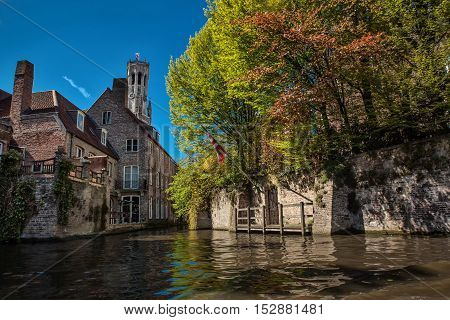 old town view from water, panorama, tourism