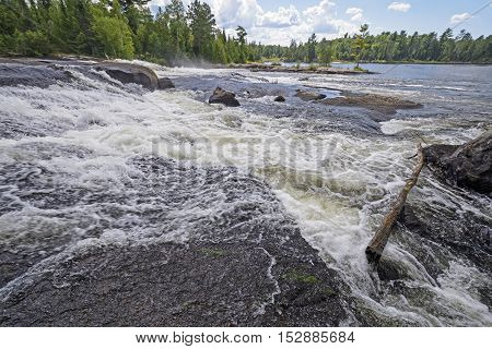 Baldrock Falls in the Wilds of Quetico Provincial Park in Ontario