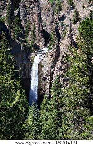 Keplar cascades in Yellowstone National Park Wyoming USA.