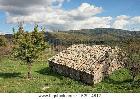 chapel Three Virgins in Nebrodi Park, Sicily