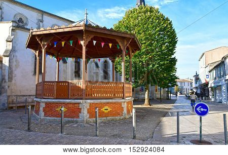 La Couarde sur Mer France - september 26 2016 : the picturesque village in autumn