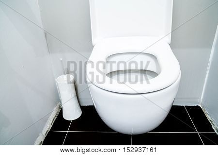 Toilet In A Modern Bathroom