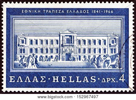 GREECE - CIRCA 1966: A stamp printed in Greece from the 
