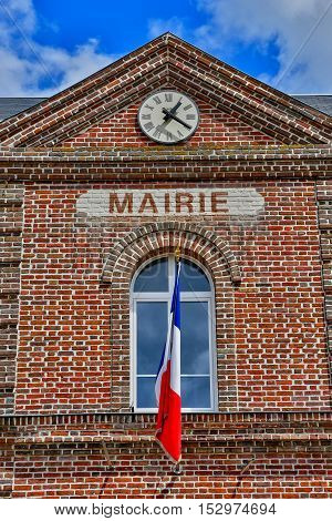 Sahurs France - june 22 2016 : the city hall