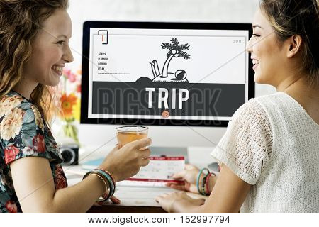 Holiday Vacation Island Graphic