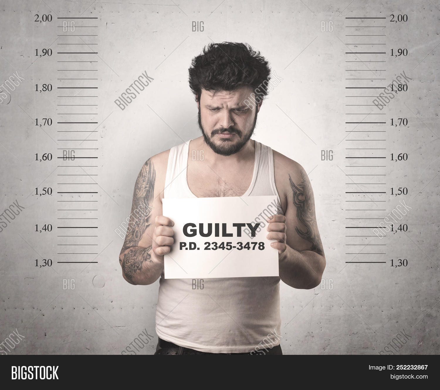 Caught Guilty Man ID Image & Photo (Free Trial) Bigstock