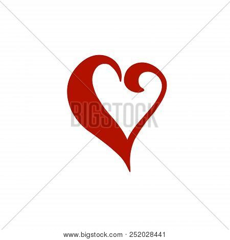 Vector Heart. Design Elements For Valentine's Day.