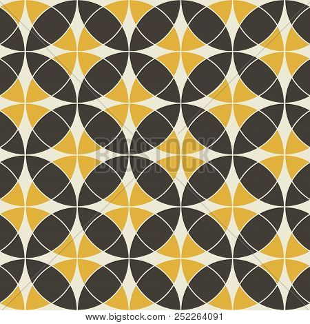 The Abstract Geometric Tiles Seamless Vector Pattern