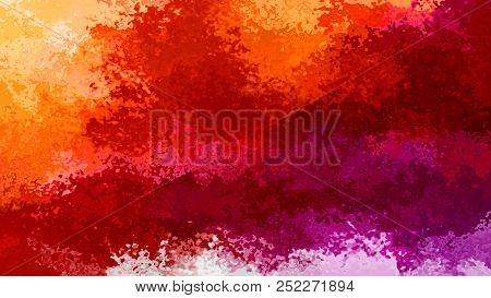 Abstract Stained Pattern Texture Rectangle Background Orange Bloody Red Purple Hot Pink Magenta Rasb
