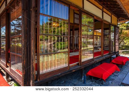 Tokyo, Japan - April 19 2018: Oyakuen Medicinal Herb Garden First Established In The 1380s, There Ar