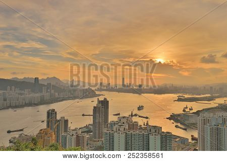 An Apartment Blocks In Yau Tong Devil Peak
