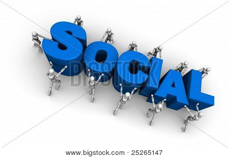 Folk skubber ordet sociale sammen