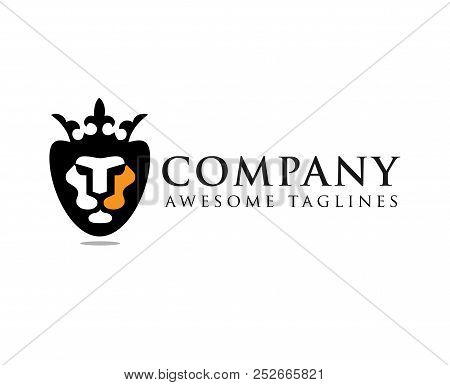 Head Lion Royal Crown Vector Photo Free Trial Bigstock