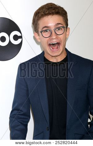 LOS ANGELES - AUG 7:  Sean Giambrone at the ABC TCA Party- Summer 2018 at the Beverly Hilton Hotel on August 7, 2018 in Beverly Hills, CA