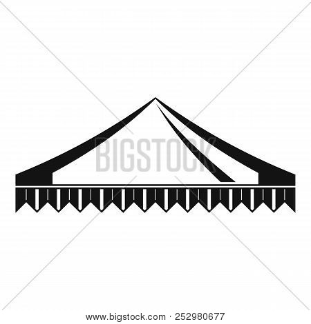 Gazelo Tent Icon. Simple Illustration Of Gazelo Tent Icon For Web Design Isolated On White Backgroun