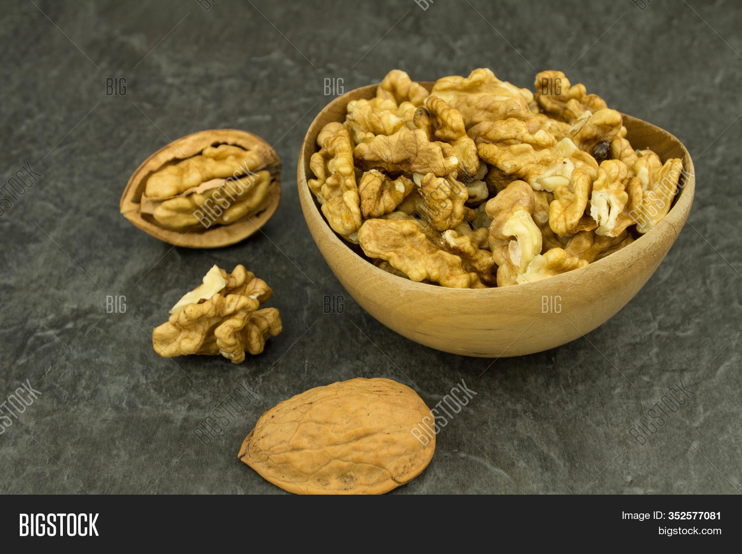 Walnuts Whole Their Image & Photo (Free Trial) Bigstock