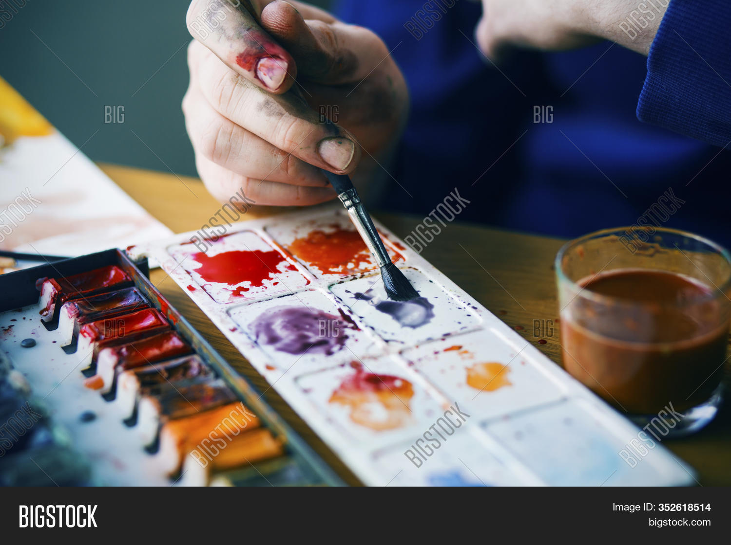 Artist's Hand Holds Image & Photo (Free Trial) Bigstock