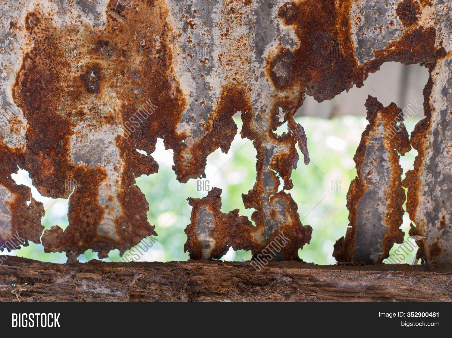 Close Rusted Zinc Roof Image & Photo (Free Trial) Bigstock