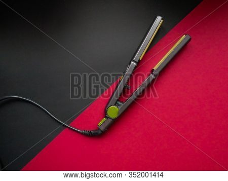 Camera And Lens Care. Camera Cleaning Kits And Camera Gears On Colored Background