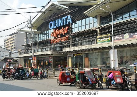 Manila, Ph - Oct. 5: Quinta Market And Fish Port Facade On October 5, 2019 In Manila, Philippines.