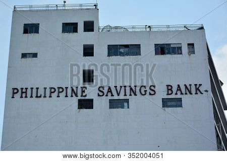 Manila, Ph - Oct. 5: Philippine Savings Bank Facade On October 5, 2019 In Manila, Philippines.