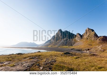 Hvalnes Lava Beach Landscape, East Iceland Landmark