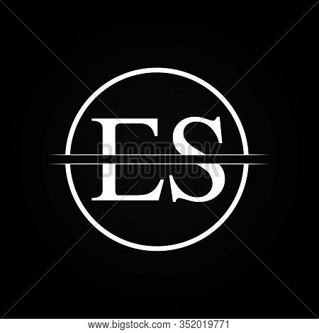 Initial ES Letter Linked Logo Business Vector Template. Creative Letter ES Logo Design