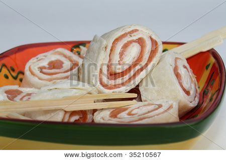 losos roll obtéká tortilla