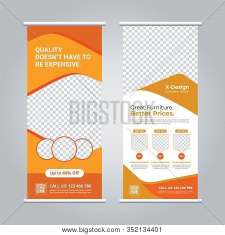 Door Hanger Design Template,great Furniture Design. Vector Door Hanger.