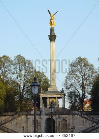 Ängel av fred (friedensengel). München, Tyskland