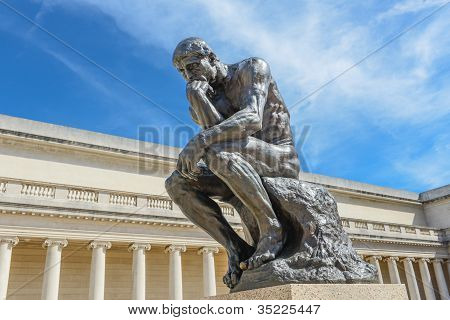 Rodin Thinker Statue