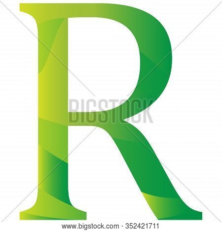 South Africa Rand Currency Symbol Icon Vector Illustration On A White Background