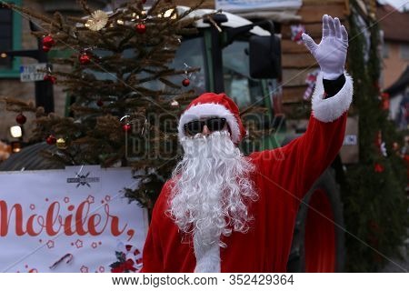 Laudenbach, Main-tauber-kreis, Germany - February 23, 2020: The Carnival Of Laudenbach