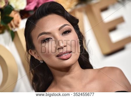 LOS ANGELES - NOV 15:  Jeannie Mai arrives for the 2019 REVOLVE Awards on November 15, 2019 in Los Angeles, CA                