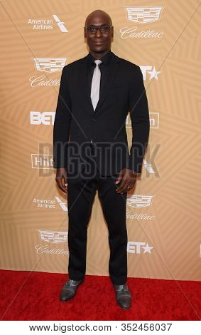 LOS ANGELES - FEB 23:  Lance Reddick arrives for the 2020 American Black Film Festival Honors on February 23, 2020 in Beverly Hills, CA                