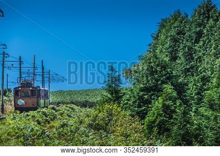 The Rhune Cog Train In The Pyrénées-atlantique In France