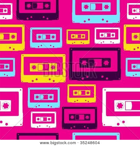 Rock Audiokassette Muster